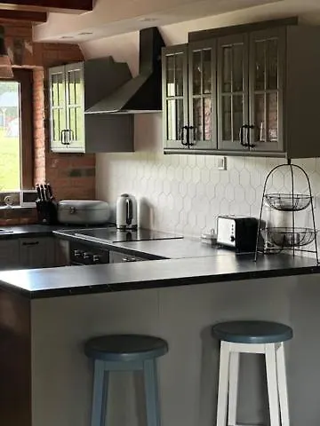 Dom Na Kaszubach Z Widokiem Na Jezioro Semesterbostad *